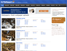 Tablet Screenshot of getwallpapers.us