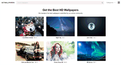 Desktop Screenshot of getwallpapers.com